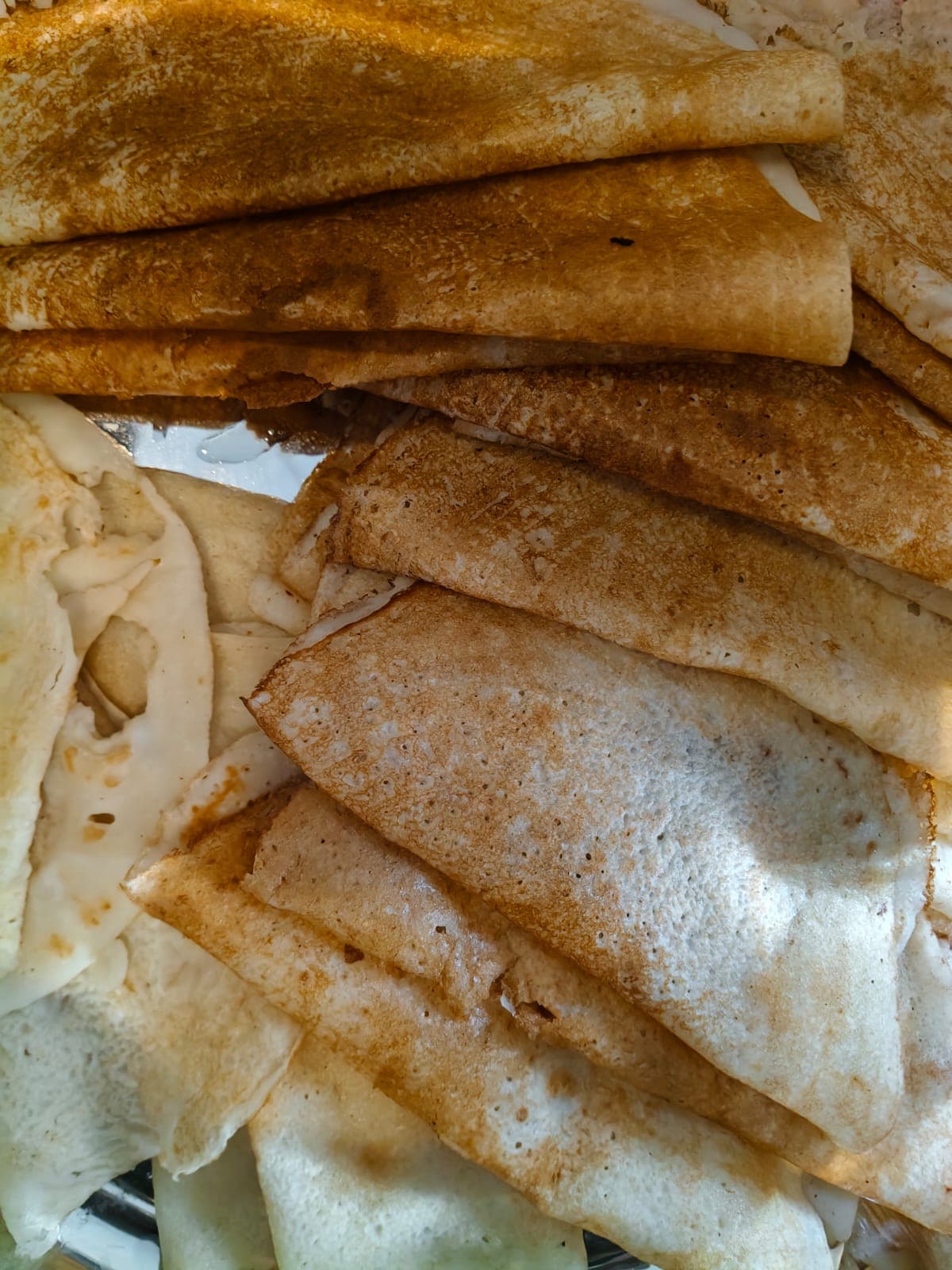 Breakfast dosa served at Prince Deluxe PG For Boys