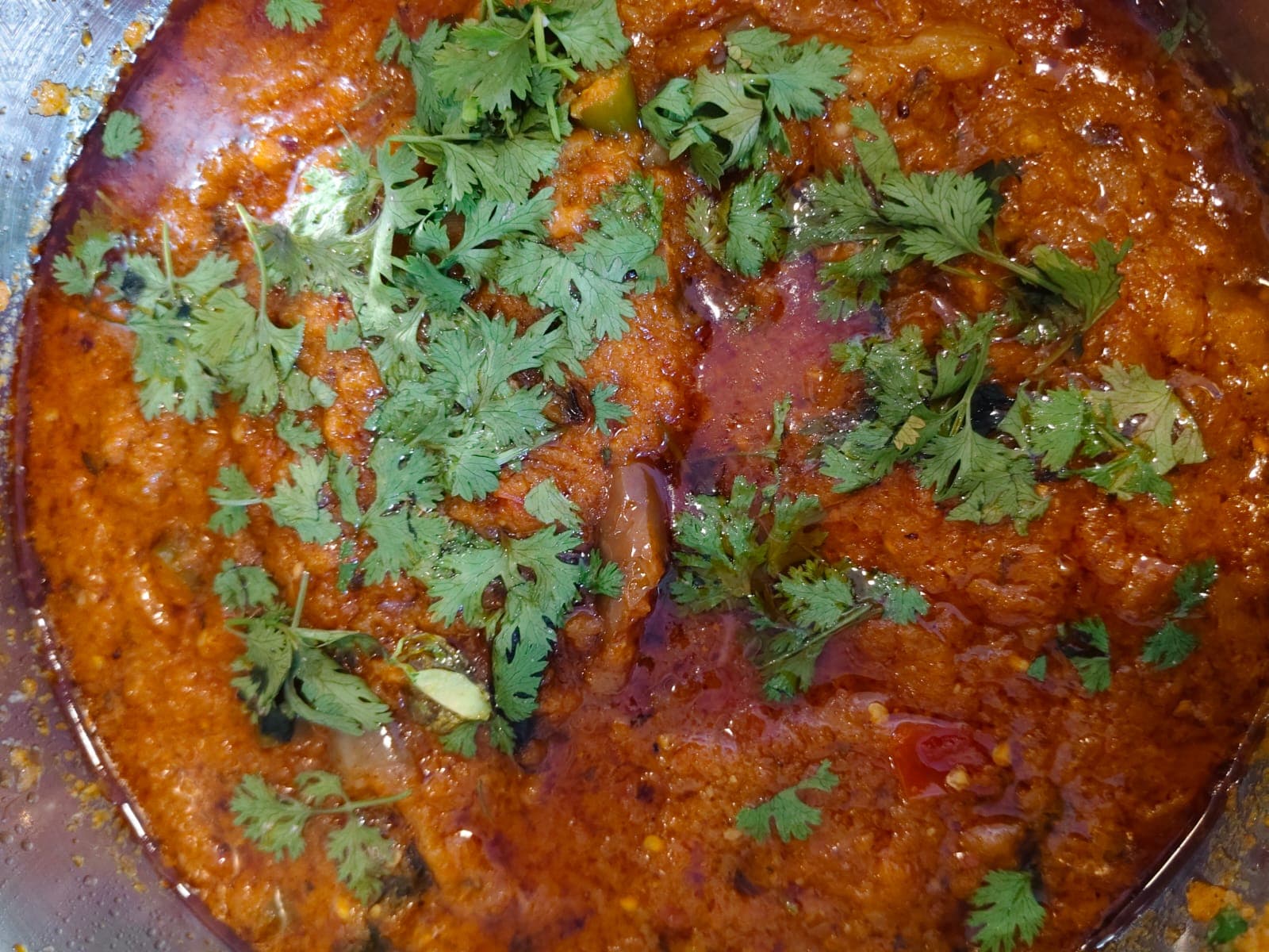 Homely curry served at Prince Deluxe PG For Boys