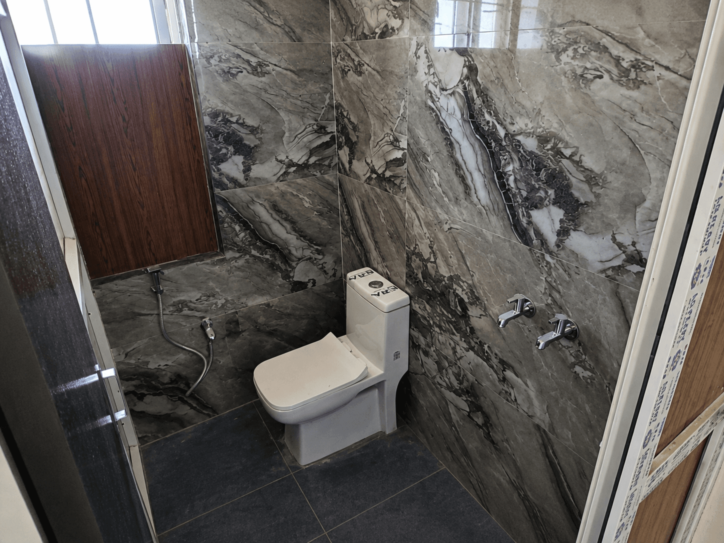 Modern Washroom at Prince Deluxe PG For Boys, Shamshabad
